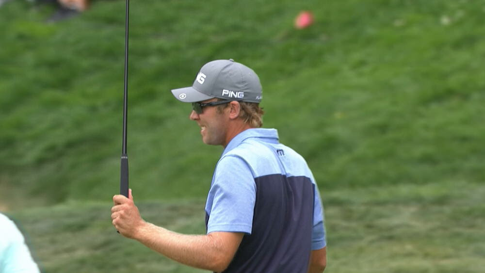 Seamus Power eagles the 18th in last month's Barracuda Championship in Reno