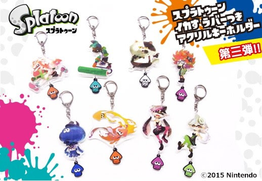 スプラトゥーン の新グッズ続々 クリアラバー ストラップ アクリルキーホルダー 第3弾 などが登場 ゲーム生活はじめました