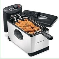 New Hamilton Beach Hb 12 Cup Deep Fryer W/Ready Light And An Illuminated Powe...
