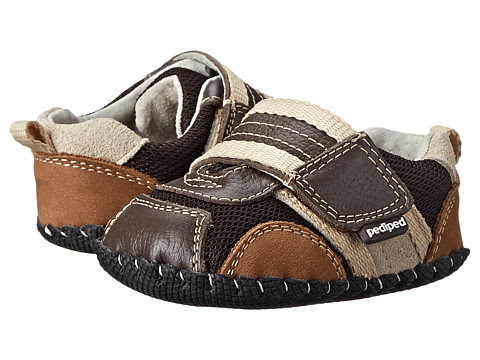 pediped Adrian Original (Infant) Navy  Orange - Zappos Free ...