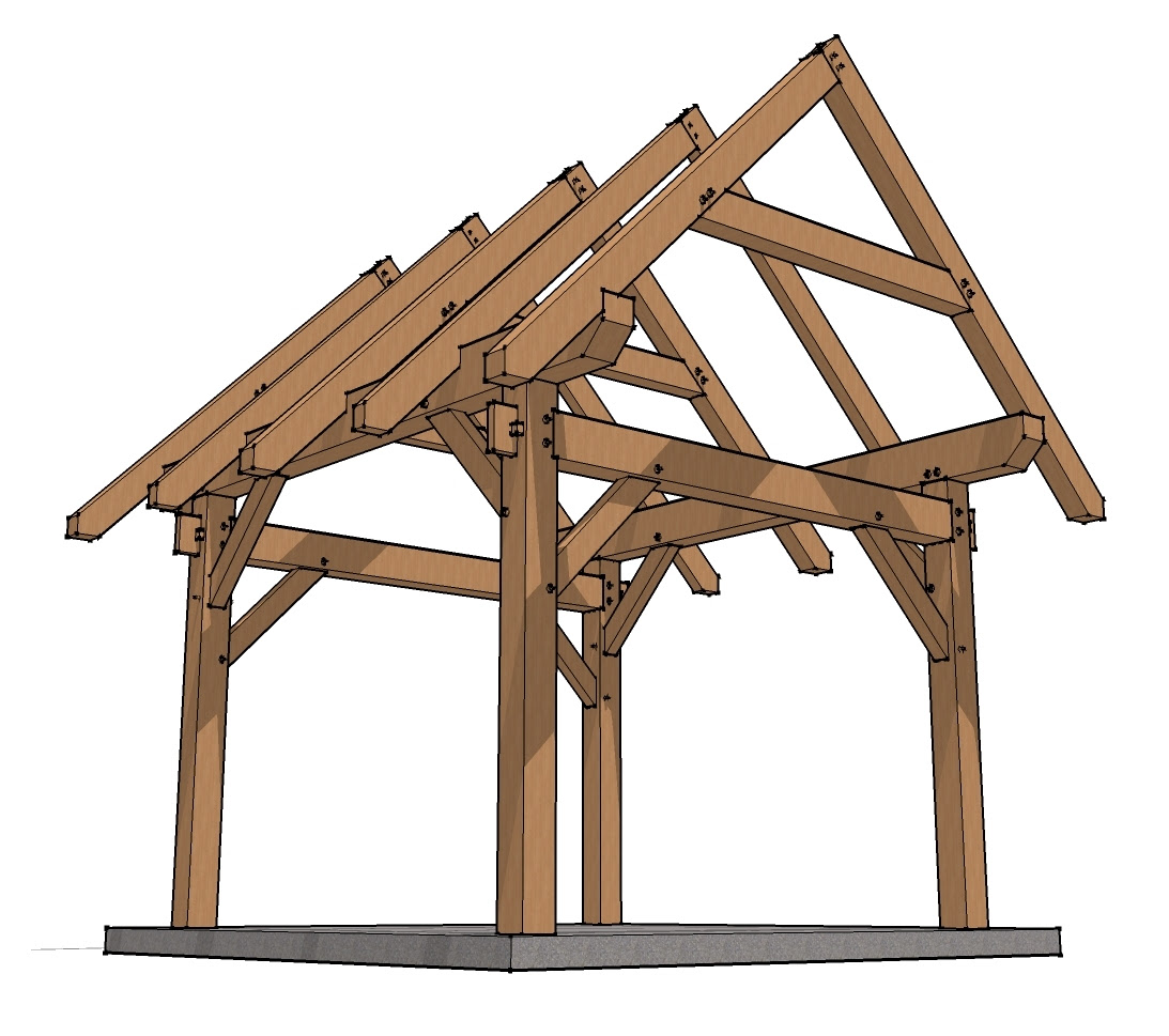 Timber Frame Shed Plans
