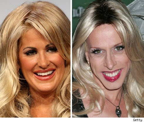  (left) -- and male-to-female transgendered diva Alexis Arquette (right).