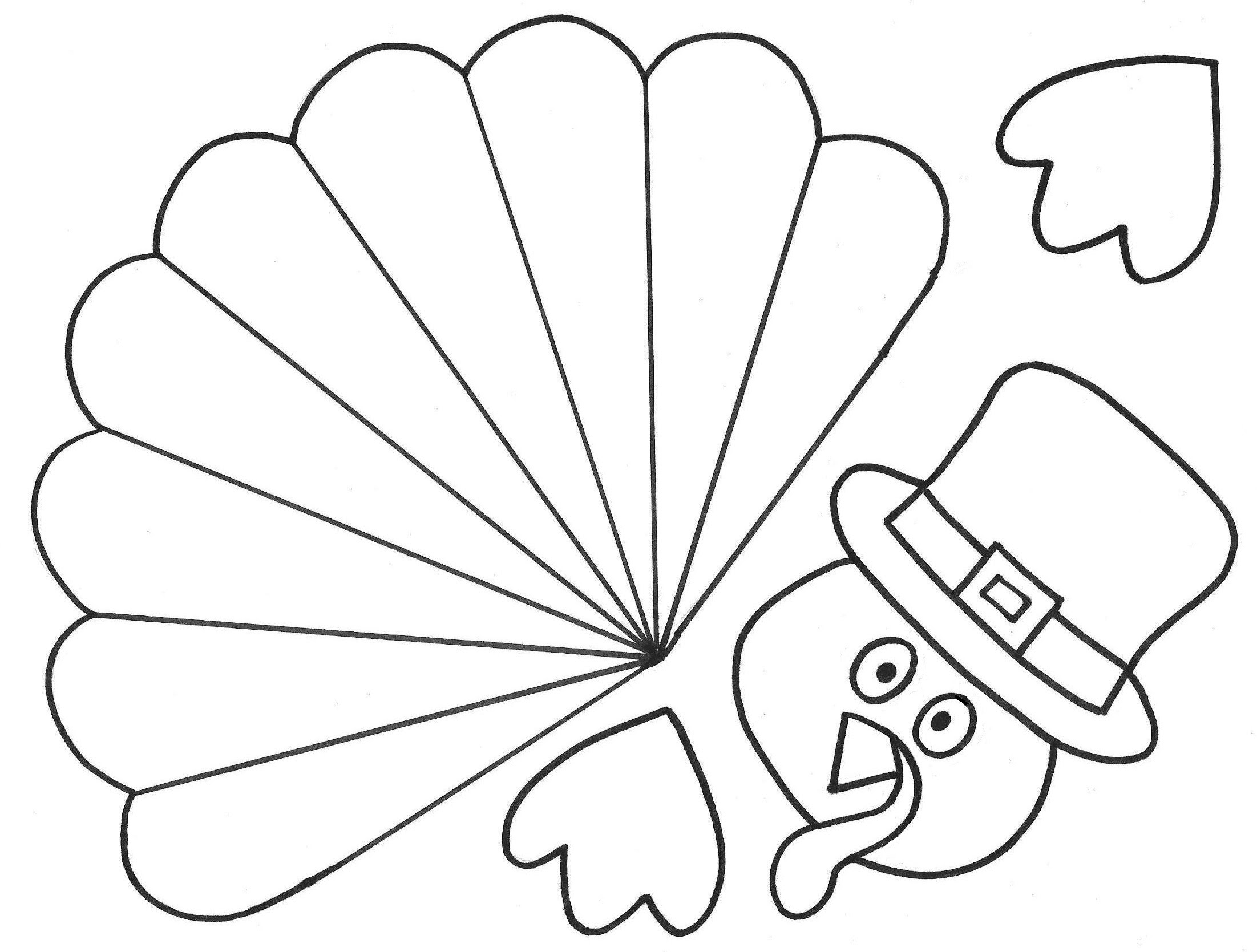 Turkey Coloring Pages - Learny Kids