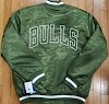 Chicago Bulls Bomber Jacket Olive