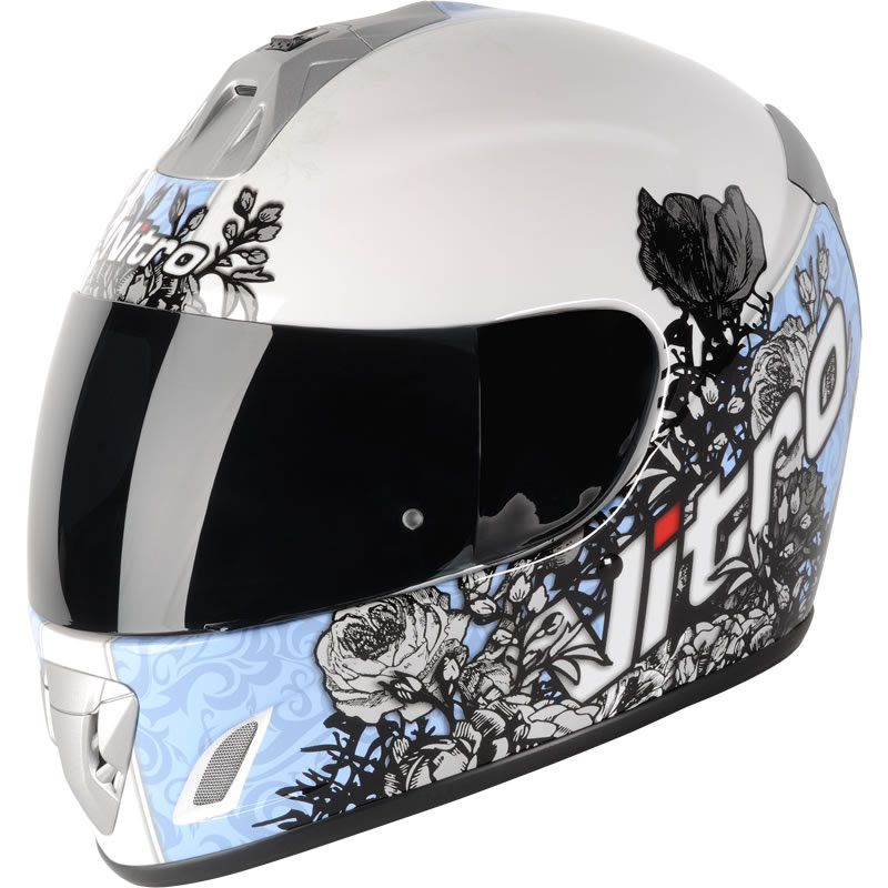 NITRO NGFP ROMANCE LADIES ACU GOLD FULL FACE WOMENS MOTORCYCLE CRASH