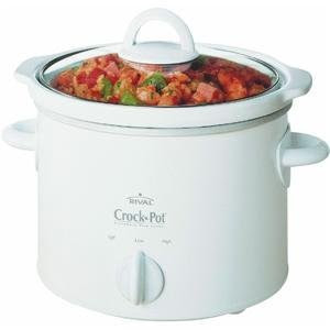 Crock-Pot 50301-W 3-Quart Oval Slow Cooker, White