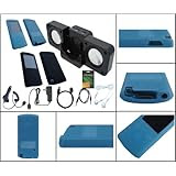 iShoppingdeals - 9 Item Bundle Accessories Pack for Sony Walkman NWZ-E463 NWZ-E464 NWZ-E465 4GB 8GB 16GB MP3 Player