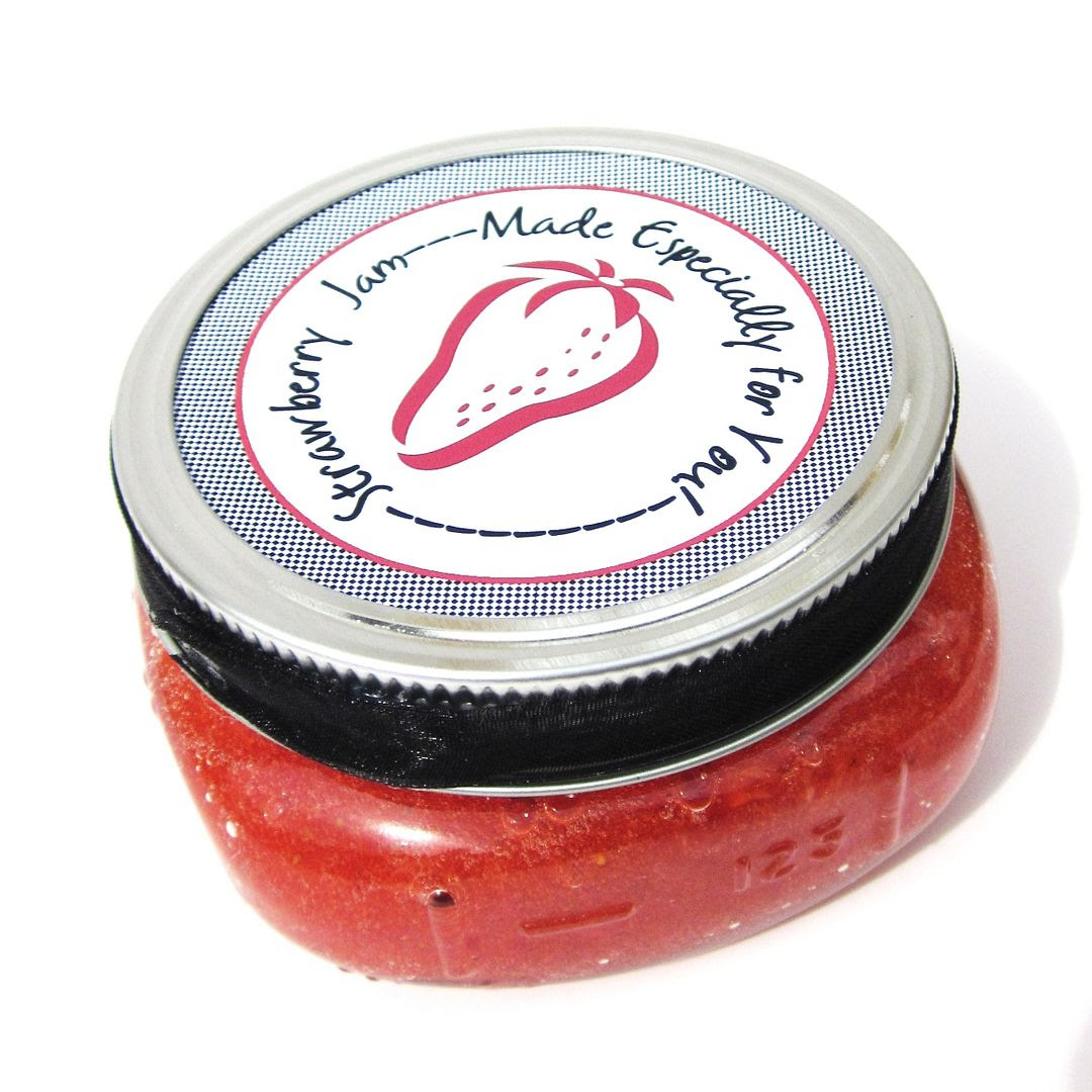 Printable Strawberry Jam Labels and Tags