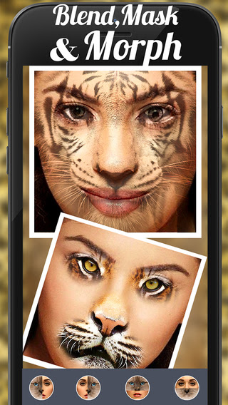 100円 無料 顔写真を動物と合体できる面白写真加工アプリ Blend Animal Face Effect Pro 面白いアプリ Iphone最新情報ならmeeti ミートアイ