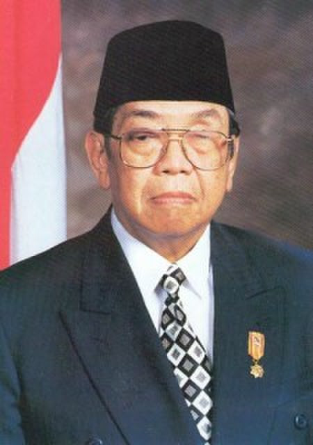 Abdurrahman Wahid, the 4th president of Indonesia.