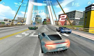 Screenshots of the Asphalt 6 Adrenaline HD for Android tablet, phone.