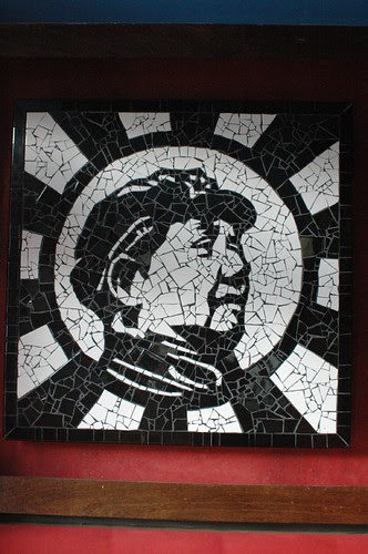 Black & White Mosaic Mao