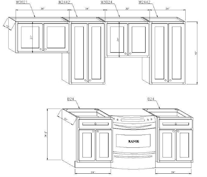 Upper Kitchen Cabinets Depth