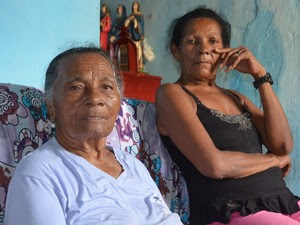  Maria Monteiro da Silva, 76 (a esquerda) e a agricultora, Severina dos Santos Sales Oscar da Silva, 57, vítimas da barragem de Camará (Foto: Wagner Lima/G1 PB)