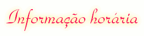 Informação horária