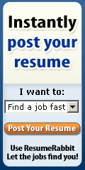 Instantly post your resume to 75 top job sites