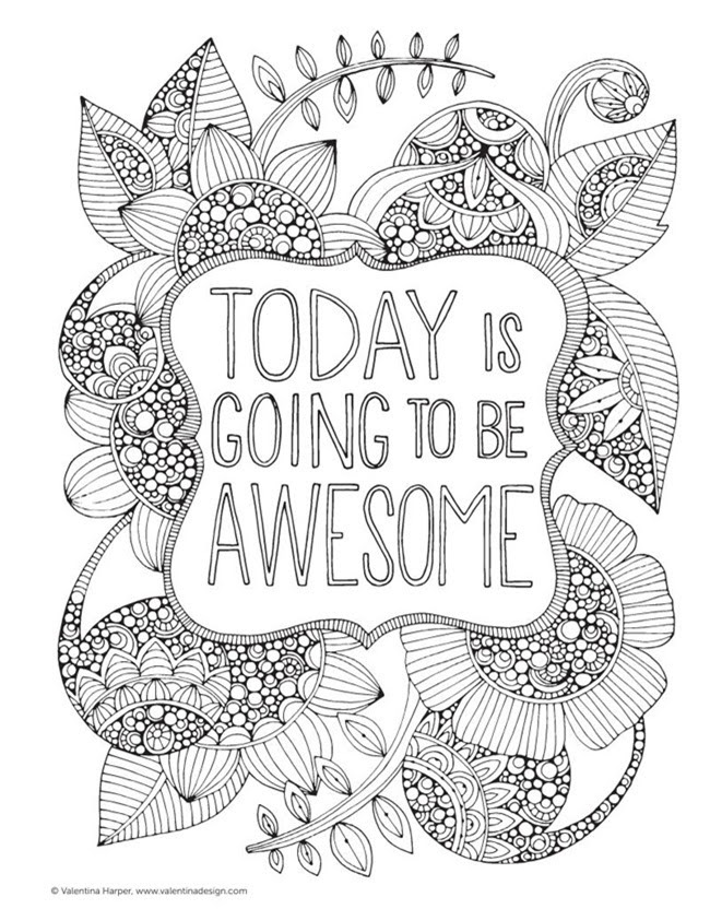 Coloring Pages With Quotes