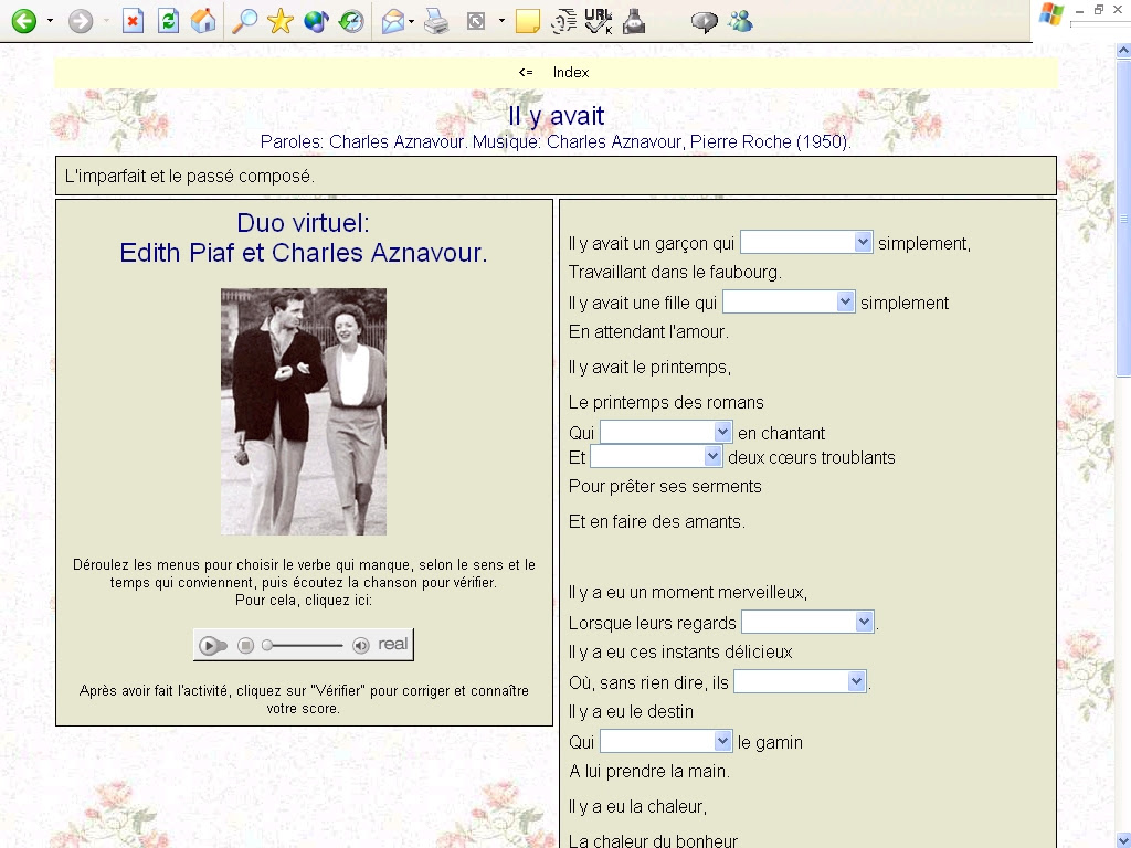 La Chanson En Cours De Fle Carmen Vera Perez