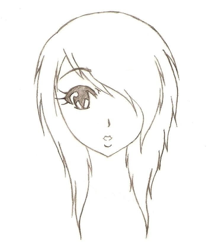 Free Anime Drawings Black And White Download Free Clip Art Free Clip Art On Clipart Library