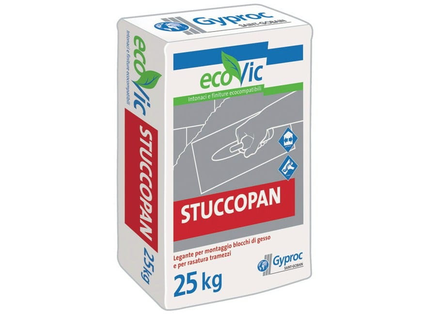 Gypsum plaster STUCCOPAN by Saint Gobain Gyproc Gypsum plaster STUCCOPAN by Saint Gobain Gyproc