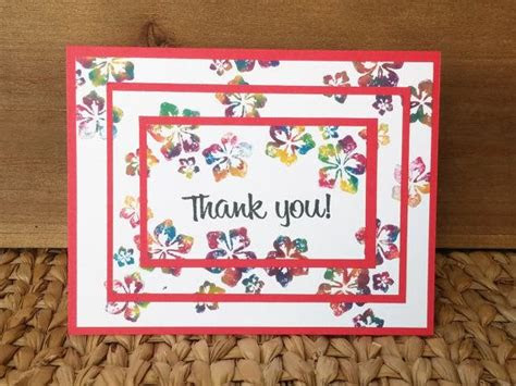  thank you card envelope included blank by cardstockcreationsco card