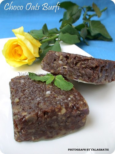 Chocolate Oats Burfi