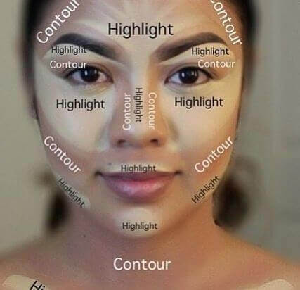 بالخطوات طريقه مكياج الكونتور للوجه