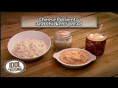 VIDEO : idol sa kusina: how to make cheese pimiento and chicken spread - dalawang klaseng spreads ang ituturo ng 'idol sa kusina' na patok pangnegosyo at pangregalo. -------------- subscribe to the gma ...