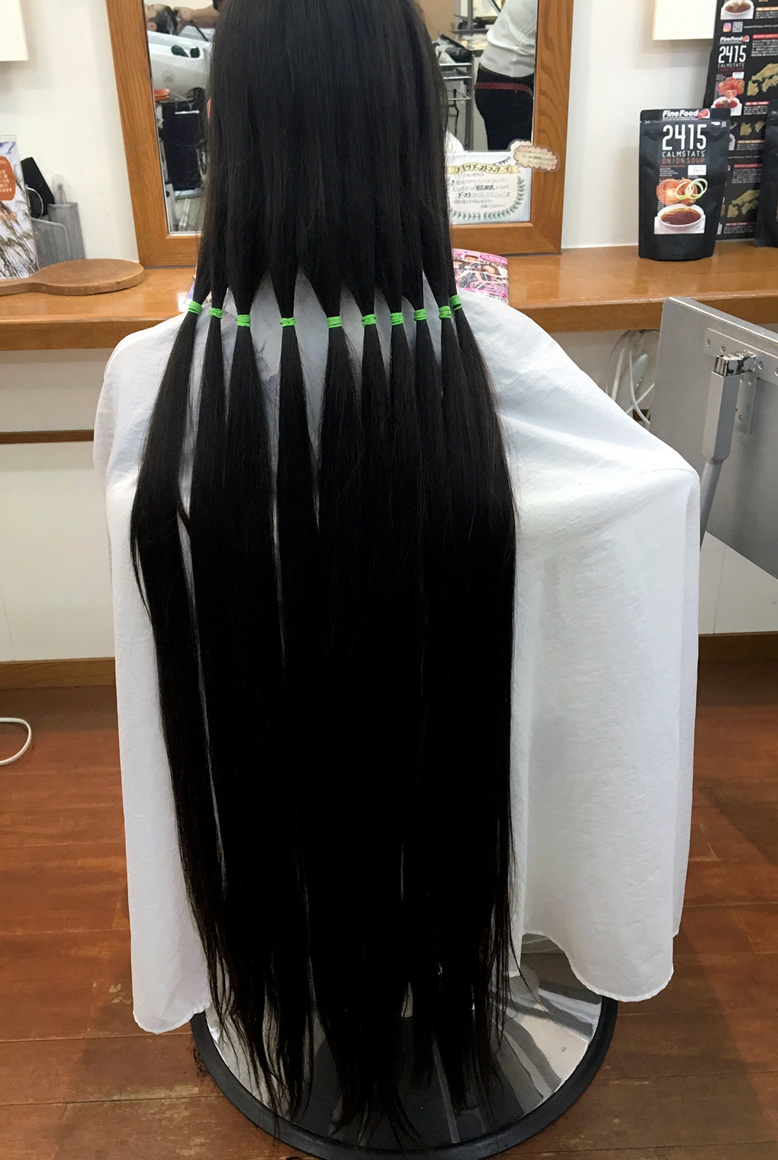 最長90cm越え 美容室 ヘアクラブsk