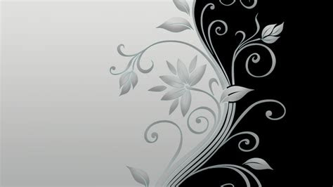 gambar wallpaper bunga hitam putih labzada wallpaper
