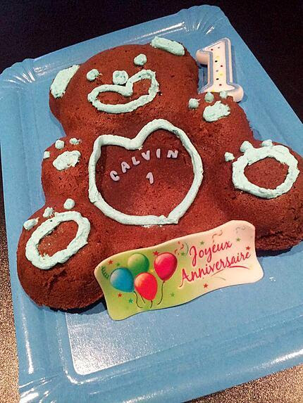 Recette De Mon Deuxieme Gateau D Anniversaire Ourson Pour Souffler Ma Premiere Bougie