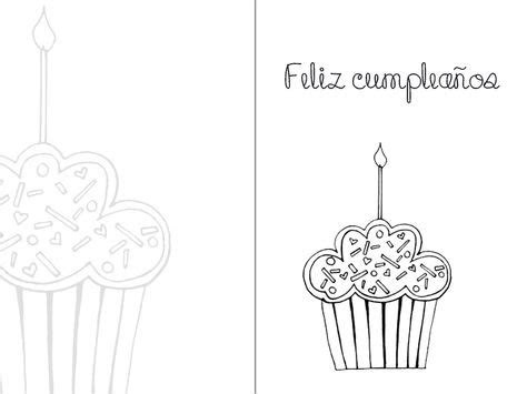  spanish birthday cards printable google search spanish free