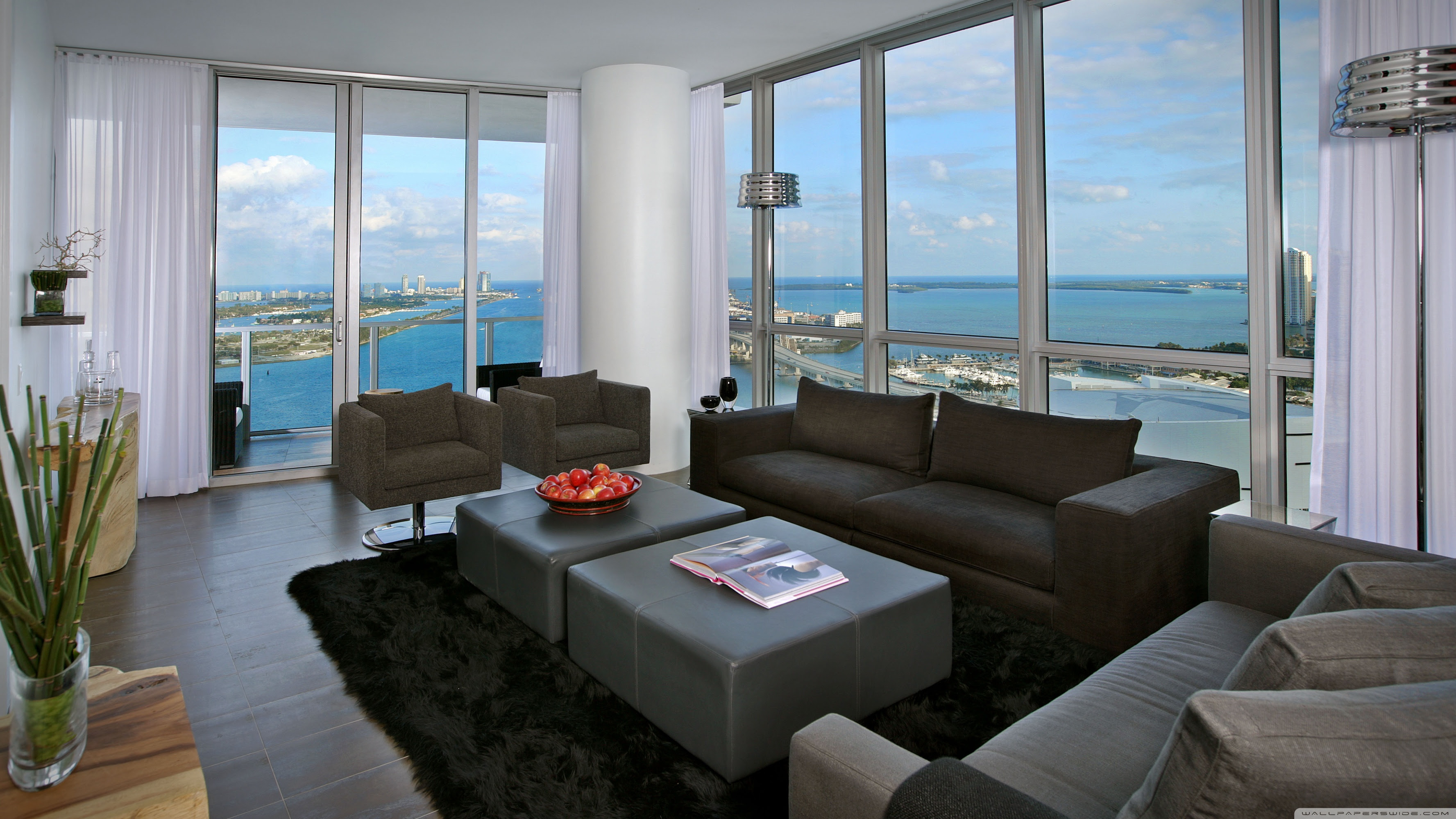 Large Windows Room HD Desktop Wallpaper High Definition Large Windows Room HD Desktop Wallpaper High Definition