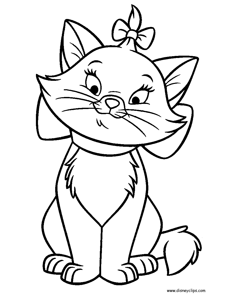 Download Marie Aristocats Drawing at GetDrawings | Free download