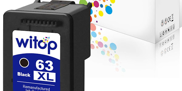 Super Cheap 🛒 Witop Remanufactured Ink Cartridge Replacement for HP 63XL 63 XL High Yield Compatible with Envy 4520 4512 4516 Officeje 3830 3833 4655 Deskjet 1112 2130 3630 3633 3634 Printer (Black)
