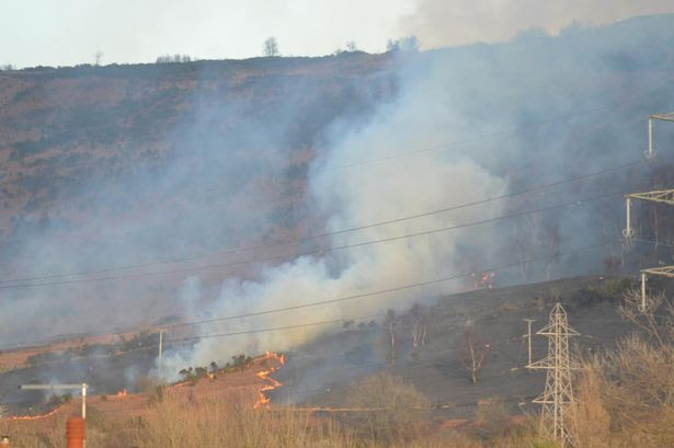 Blaze on Eston Hills