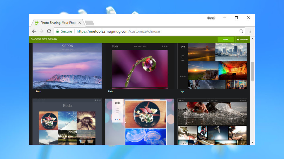 SmugMug templates