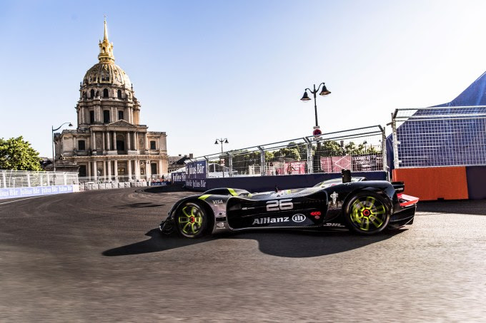 Roborace test in Paris