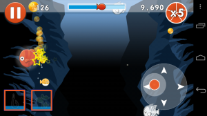 他の魚を食いまくって魚を大きくしていく弱肉強食ゲーム Grow あんどろいどスマート