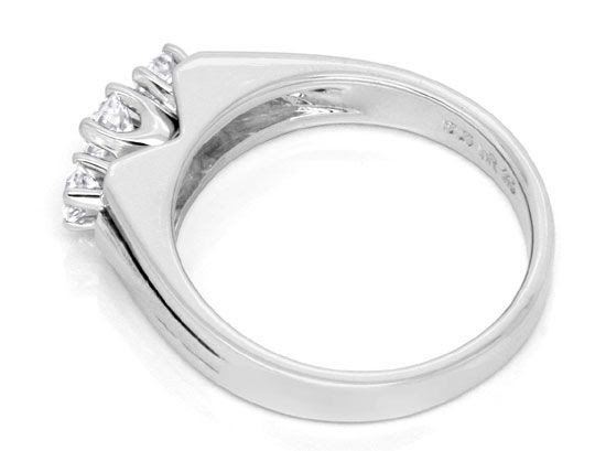 Originalfoto WEISSGOLDRING DIAMANTEN BRILLANTEN BRILLIANTEN