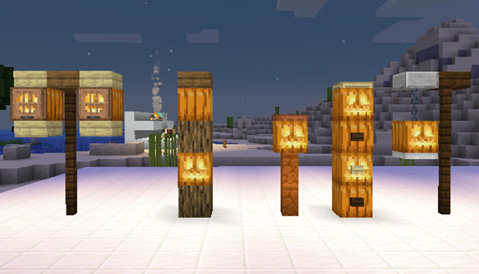 マイクラ 街灯や電灯の作り方とデザイン案54種類 マイクラモール