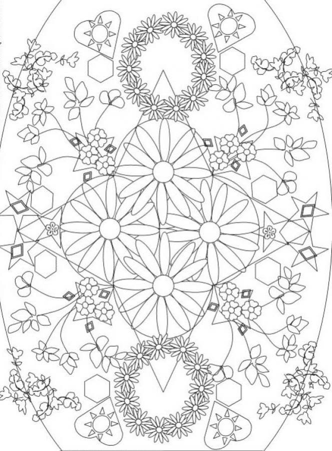 Mandala 7 Coloring Pages Hellokids Com