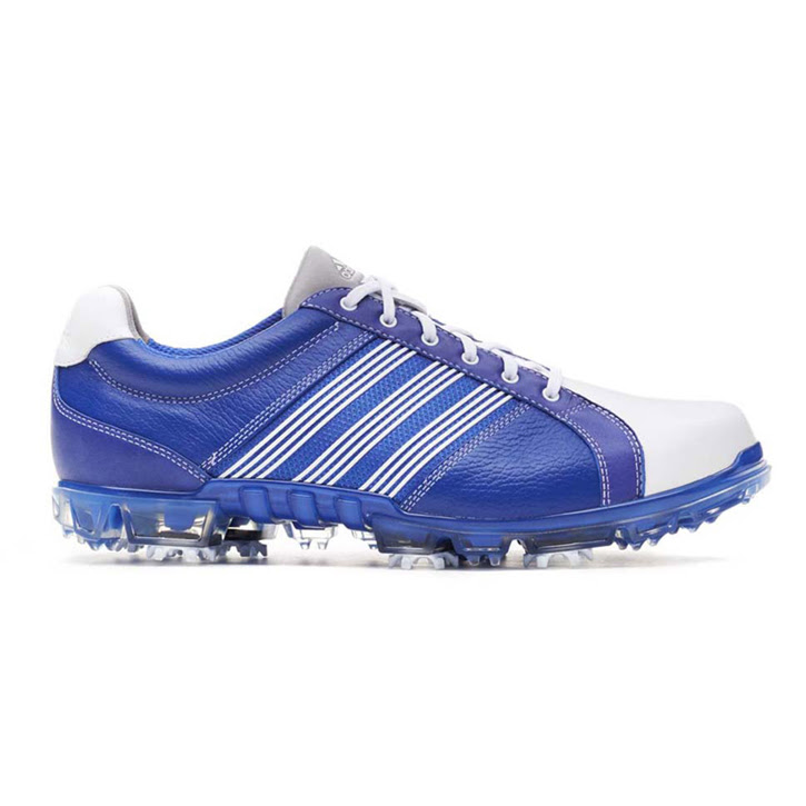 New adidas Menaposs Adizero One Golf Shoe, SolarmetWhiteTribe