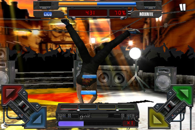 ブレイクダンスリズムゲームアプリ レッドブル チャンピオンシップ ワン を試す Ipad App Store Macお宝鑑定団 Blog 羅針盤