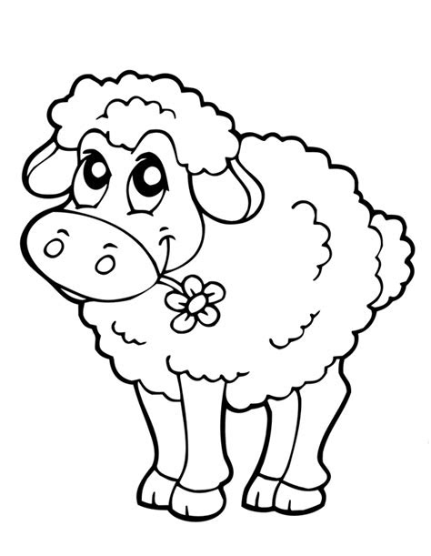 ausmalbilder tiere zum ausdrucken  schafe