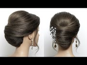Viral French Roll Hairstyle Juda Style Hair Tutorial, Video black hair french roll updo most searching!