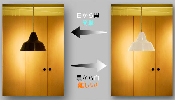 これならできる 黒 から 白 への色変換 Photoshop 色調補正ゼミナール Shuffle By Commercial Photo
