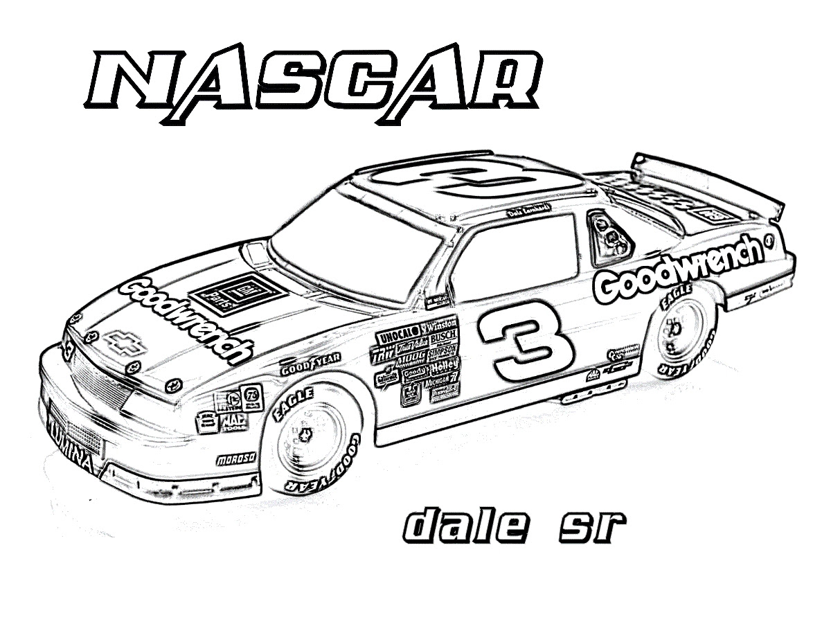 Download Coloring Pages Of Nascar Race Cars at GetColorings.com ...