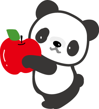 パンダのイラスト 無料イラスト