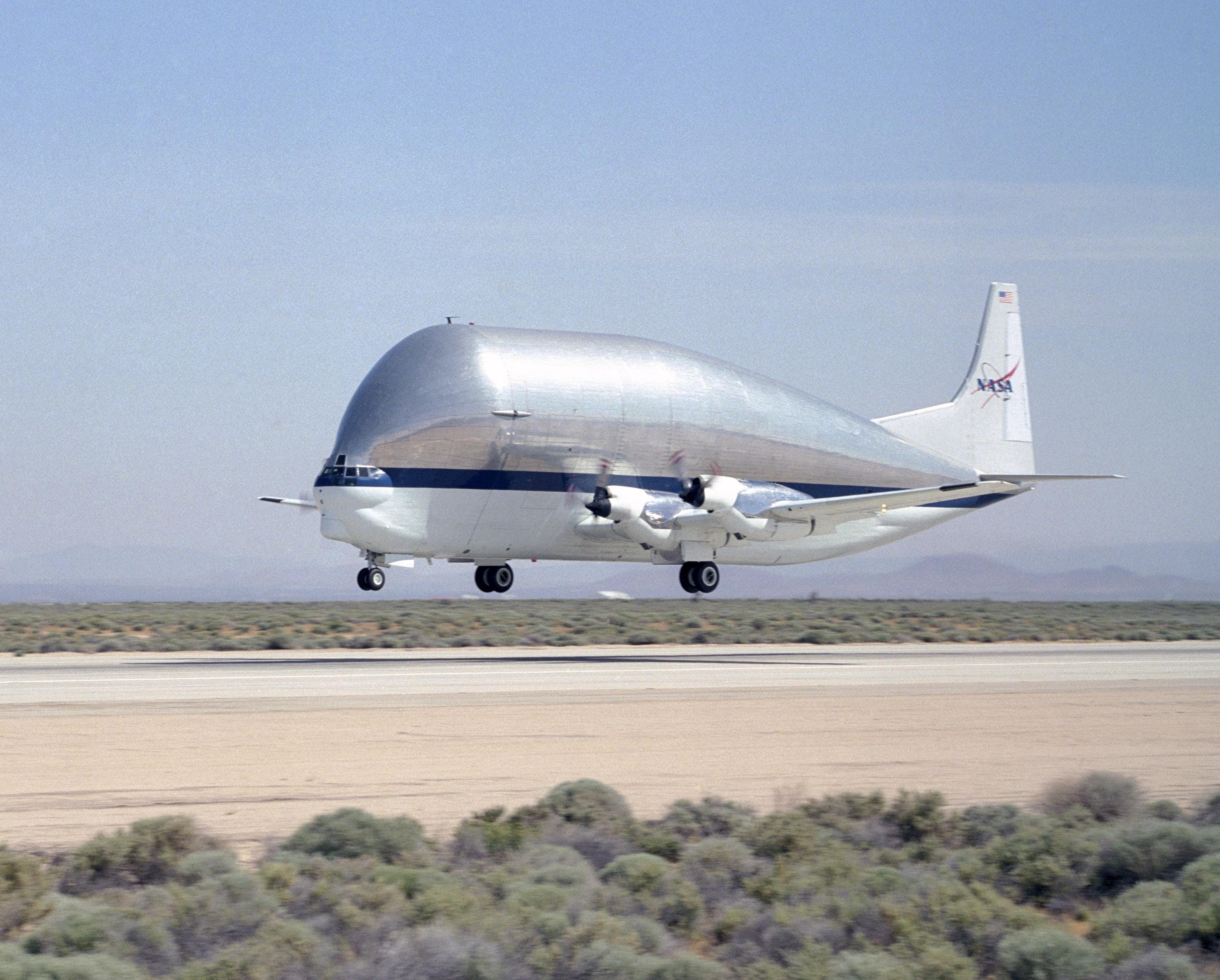 Guppy is big enough to fit entire planes in its teardrop-shaped cargo ...